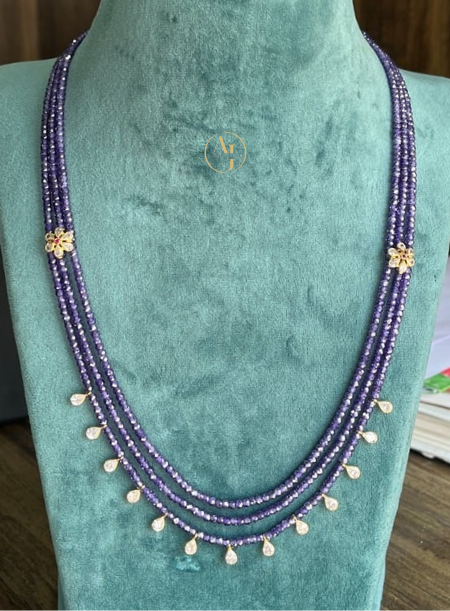 Purple long Multilayer Mala