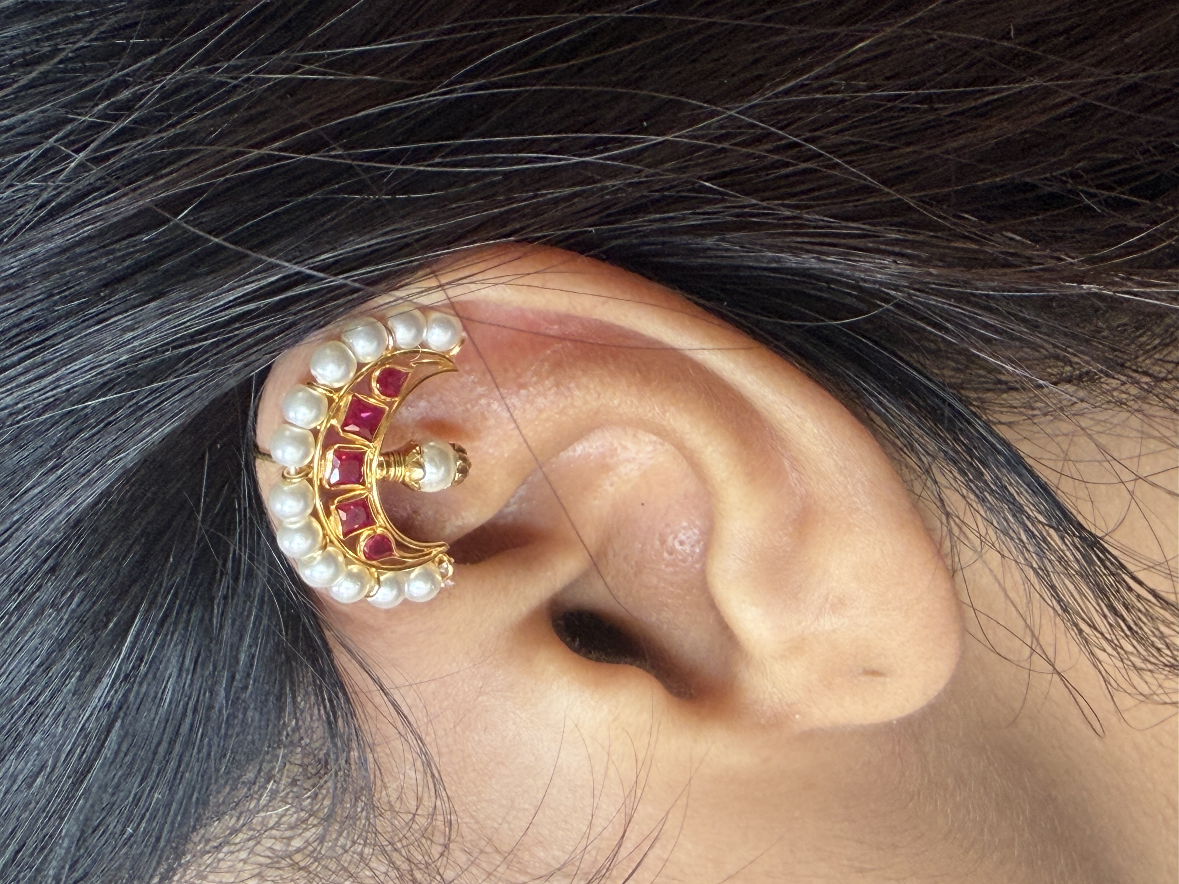 Pearl Bugadi Earrings