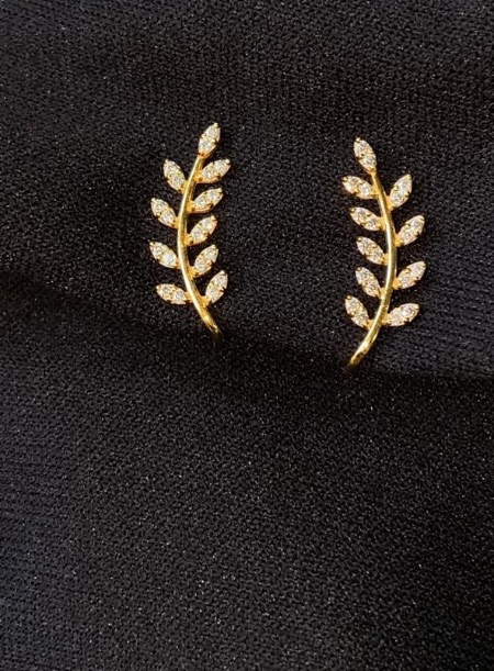 Swarovski ear climber