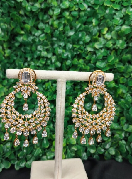 White big earring