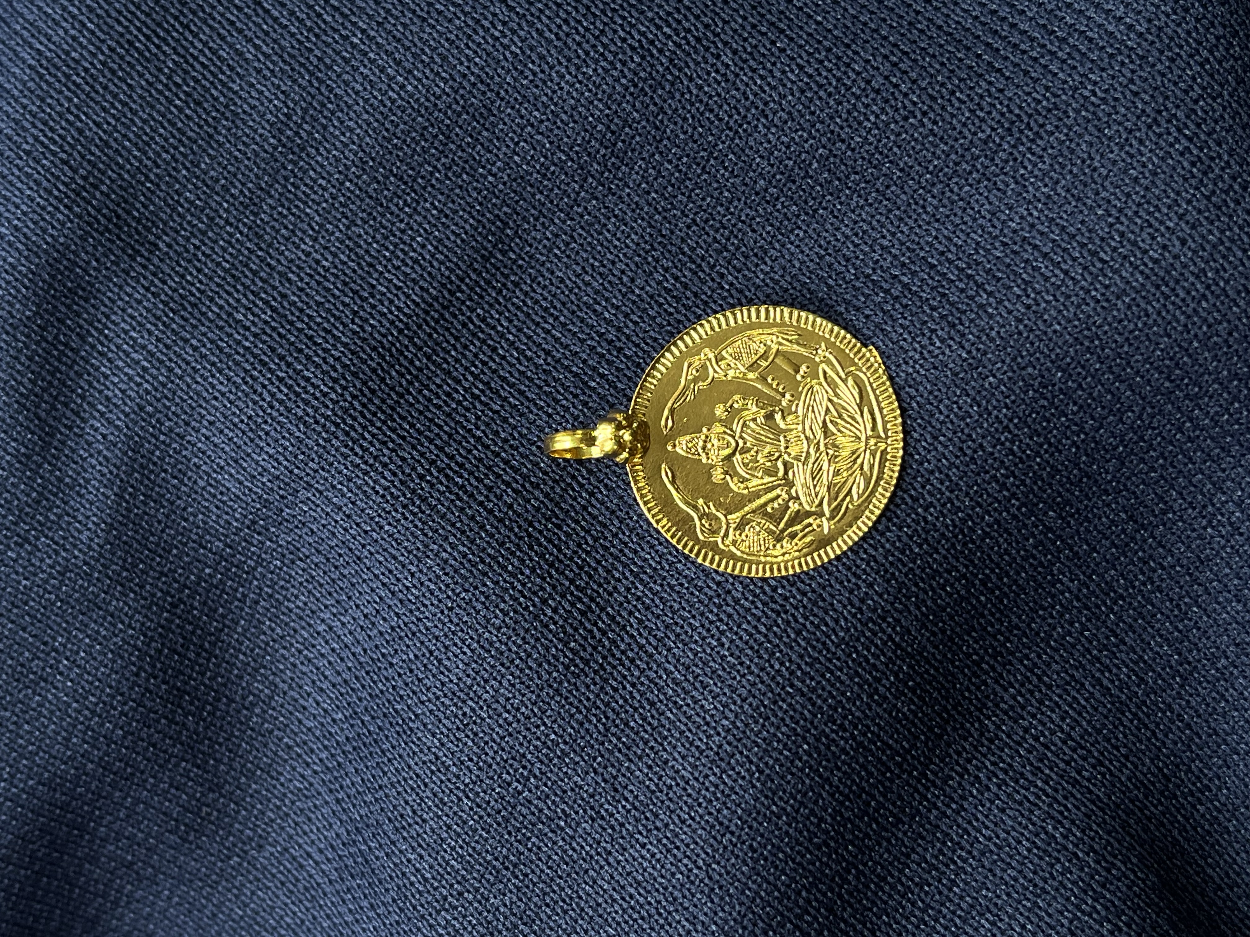 Maa laxmi coin pendant